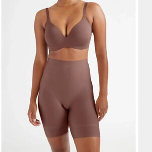 KNIX Leakproof High Rise Shaper Shorts Sola Brown color size XL